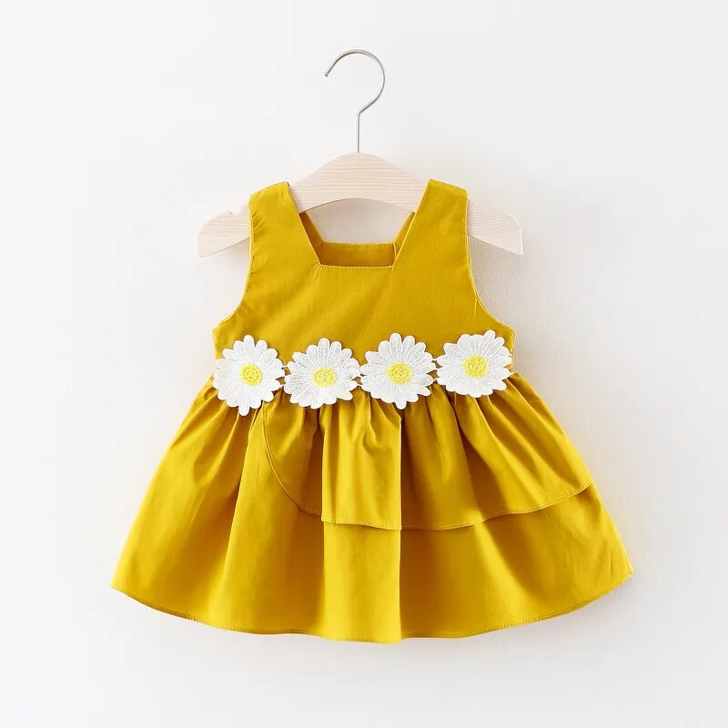 Pride and Joy High Quality Baby Sunflower Floral Dress