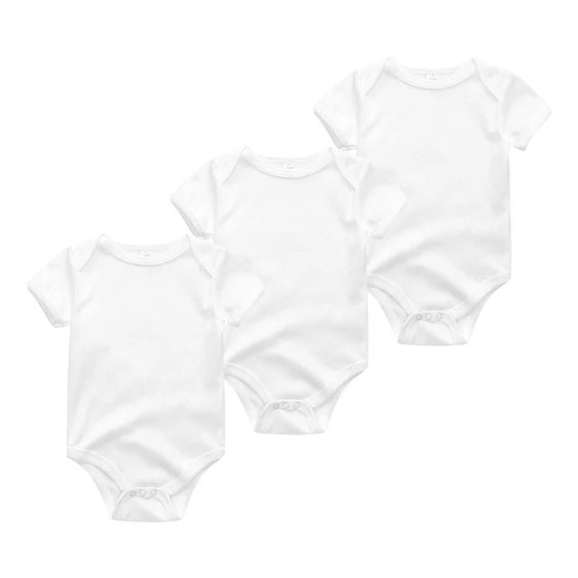 Pride and Joy 3 Piece Short Sleeve Baby Romper Set