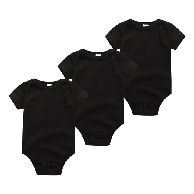 Pride and Joy 3 Piece Short Sleeve Baby Romper Set