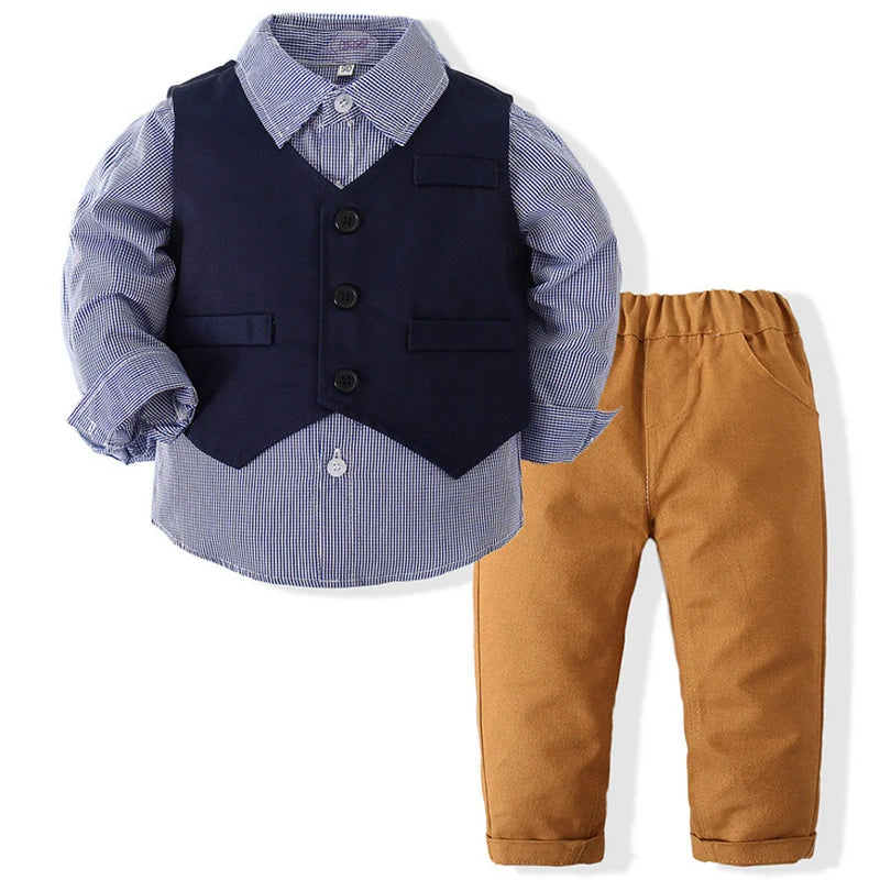 Pride and Joy Smart Casual 3 Piece Baby Clothing Set