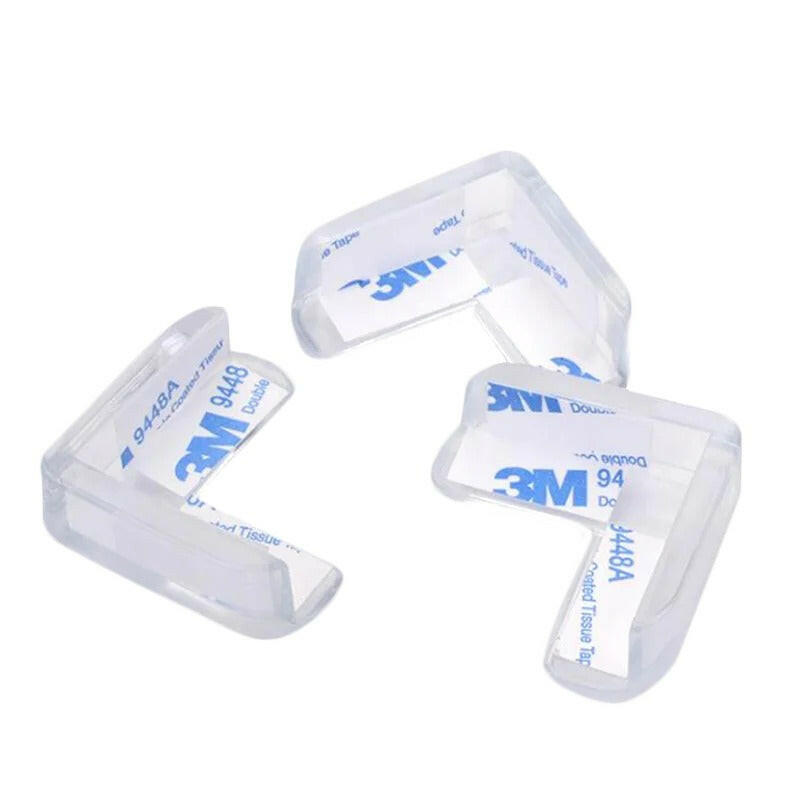 4 Piece Baby Safety Transparent Silicone Corner Guard