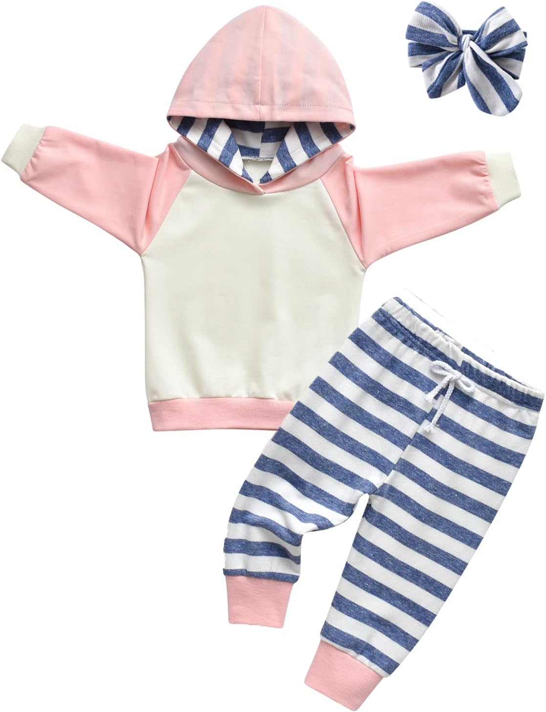 Pride and Joy Baby Girl Pink 3 Piece Winter Outfit