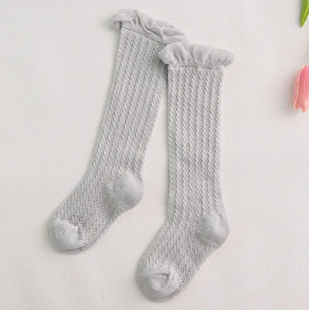 Pride and Joy Baby Girl Mesh Breathable Cotton Socks