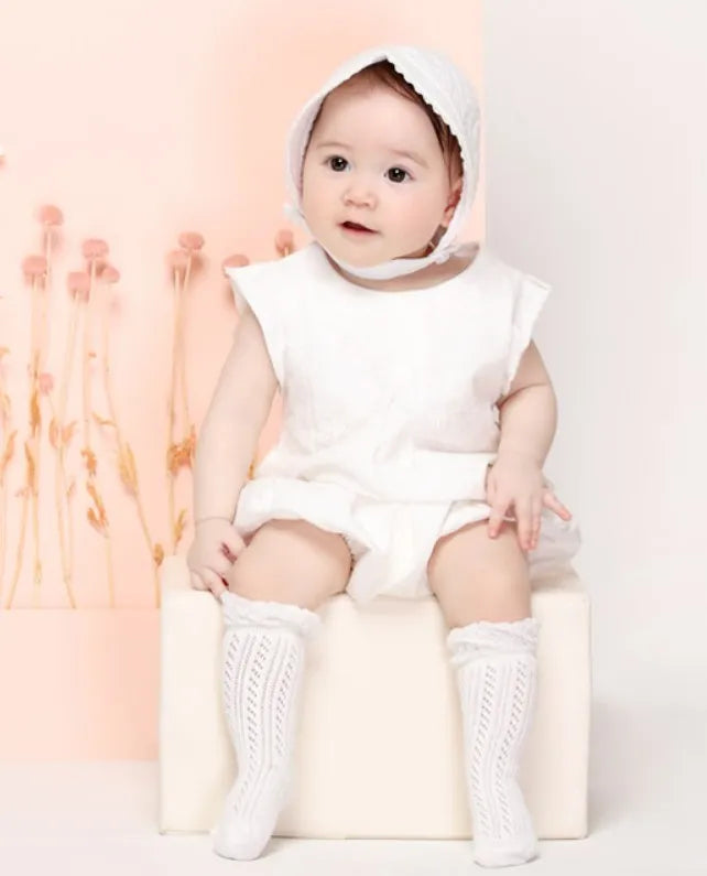 Pride and Joy Baby Girl Mesh Breathable Cotton Socks