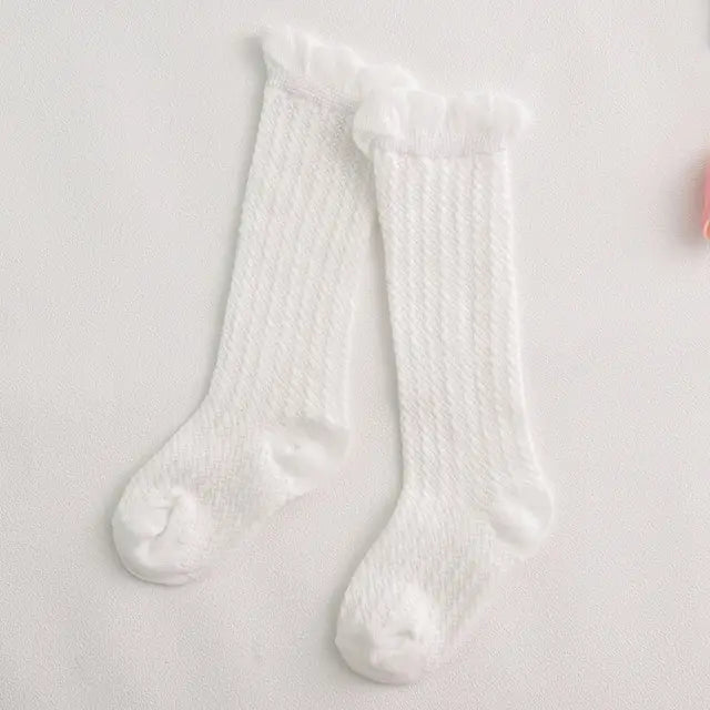 Pride and Joy Baby Girl Mesh Breathable Cotton Socks