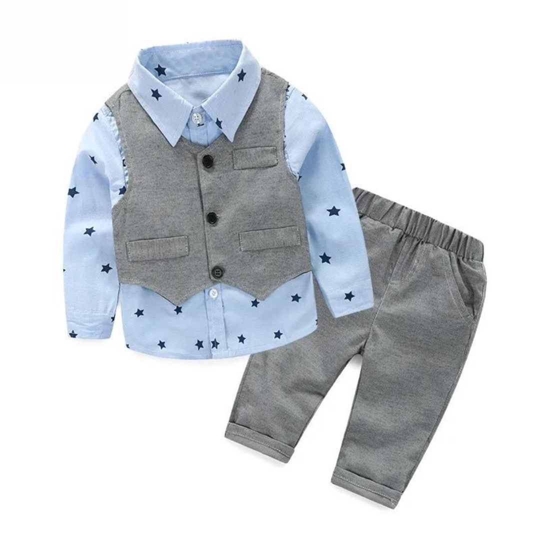 Pride and Joy Baby 3 Piece Young Gentleman Formal Suit