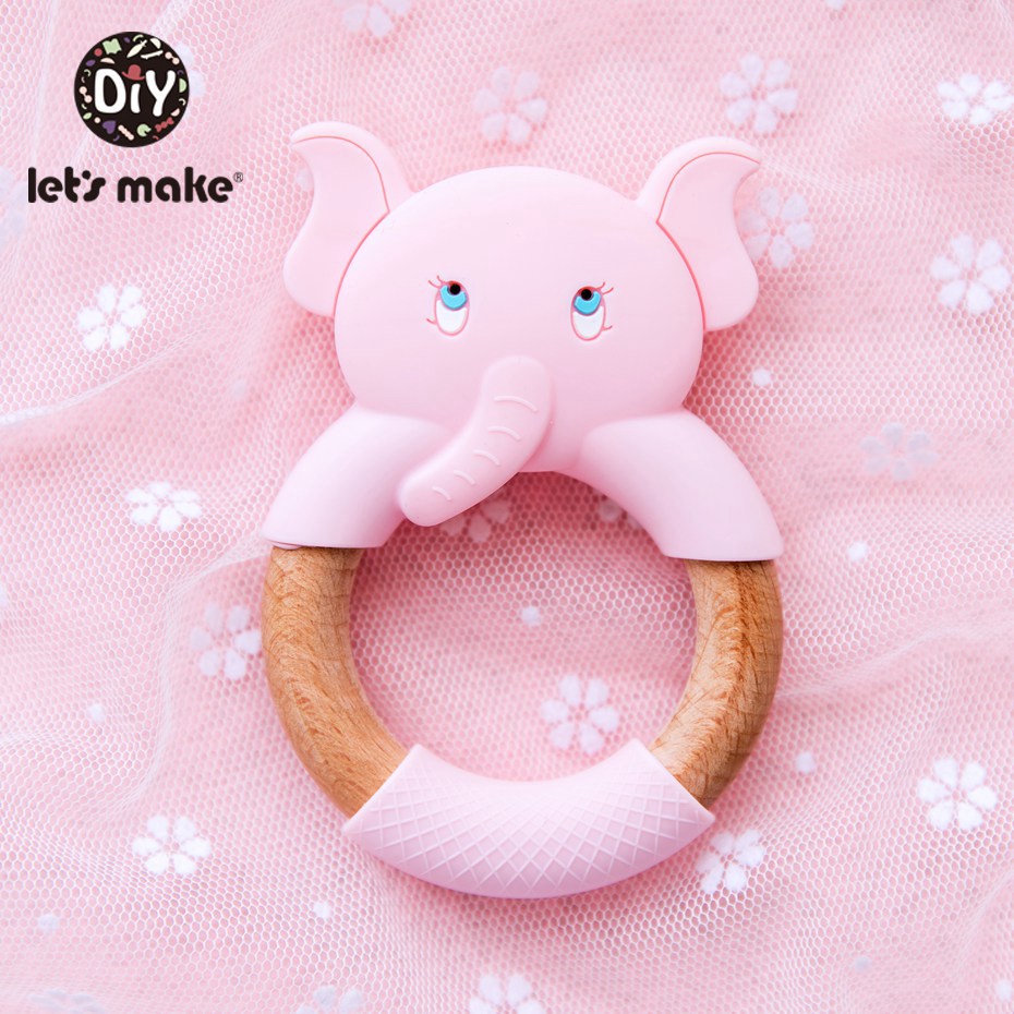 Silicone Elephant Baby Teether