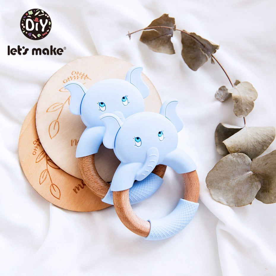 Silicone Elephant Baby Teether