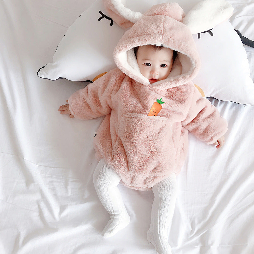 Pride and Joy Cute Bunny Style Quality Baby Hoodie