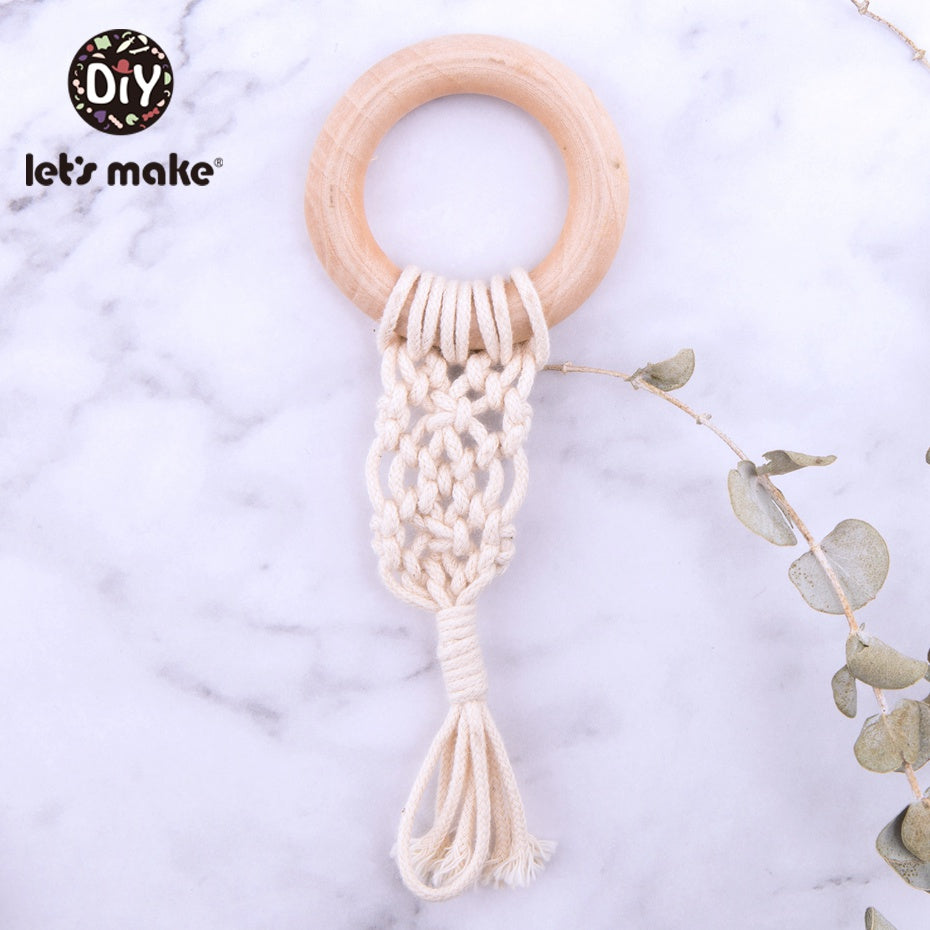 Wooden Toy Baby Teether