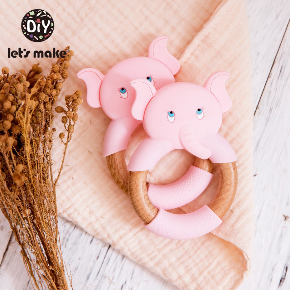 Silicone Elephant Baby Teether