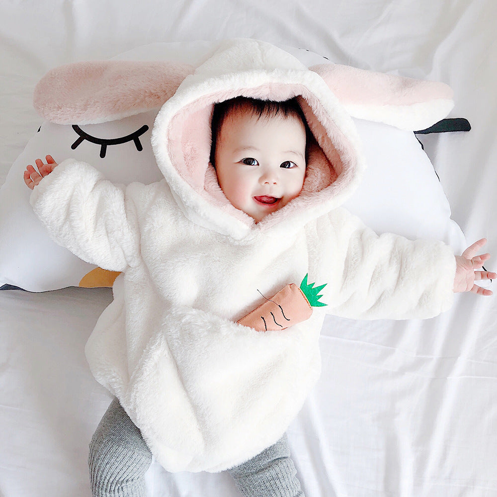 Pride and Joy Cute Bunny Style Quality Baby Hoodie