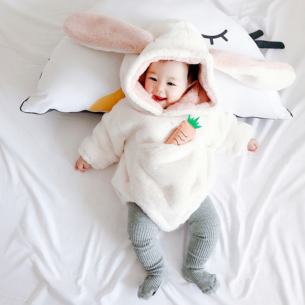 Pride and Joy Cute Bunny Style Quality Baby Hoodie