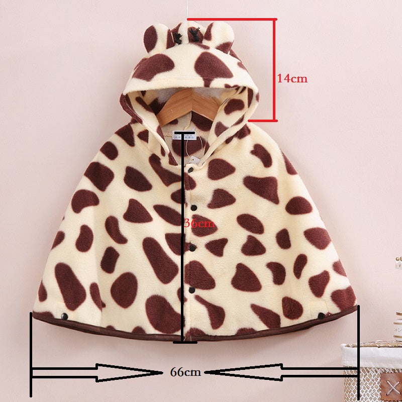 Pride and Joy Animated Character Hooded Fleece Baby Coat