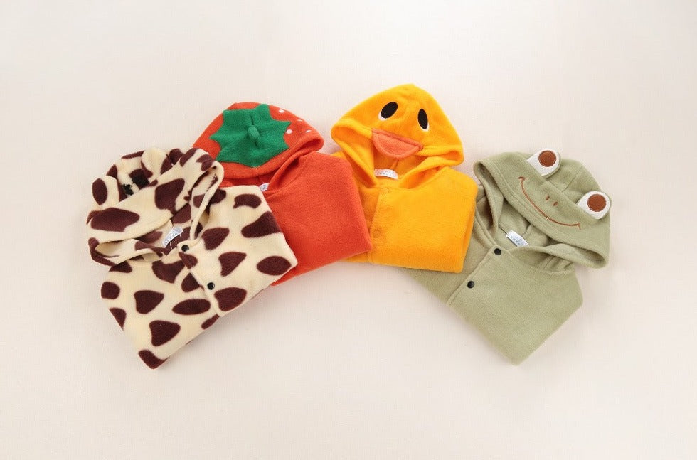 Pride and Joy Animated Character Hooded Fleece Baby Coat