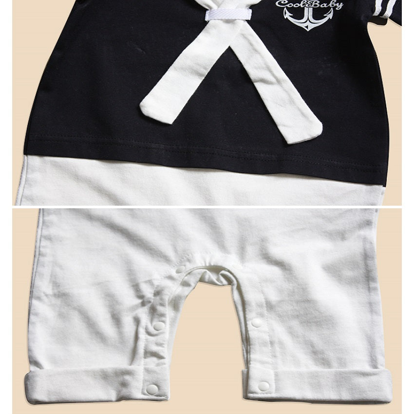 Pride and Joy 3 Piece American Navy Sailor Baby Outfit 