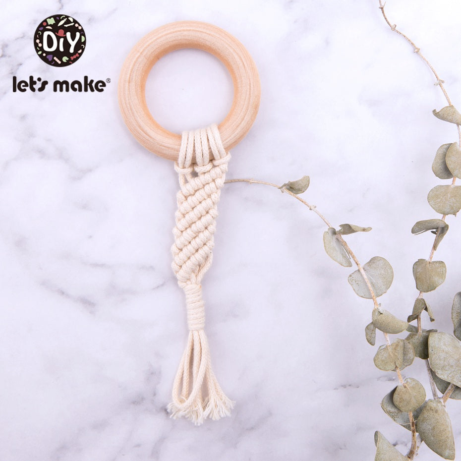 Wooden Toy Baby Teether