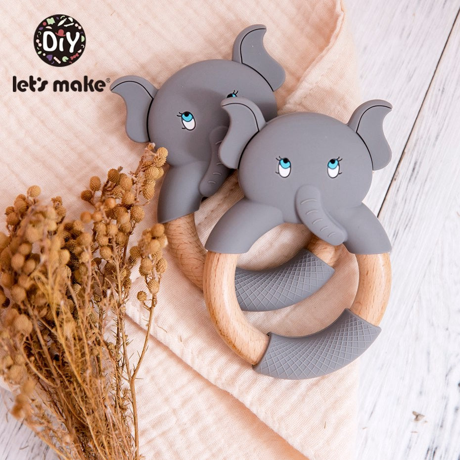 Silicone Elephant Baby Teether