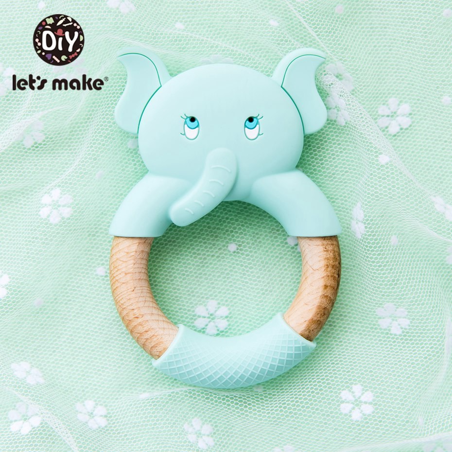 Silicone Elephant Baby Teether