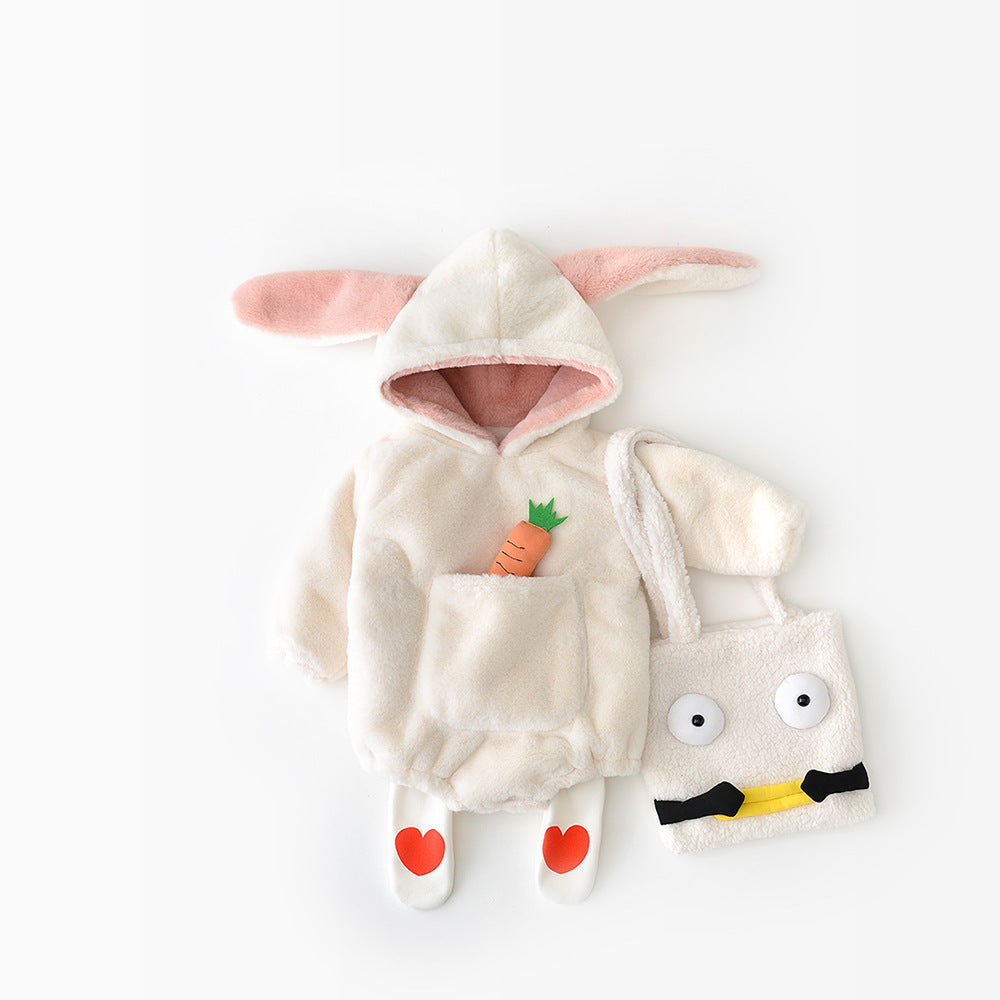 Pride and Joy Cute Bunny Style Quality Baby Hoodie