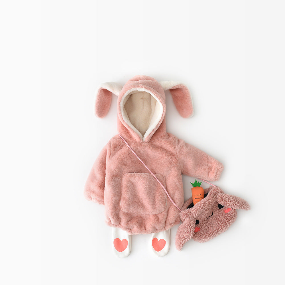 Pride and Joy Cute Bunny Style Quality Baby Hoodie