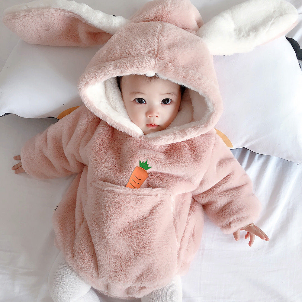 Pride and Joy Cute Bunny Style Quality Baby Hoodie