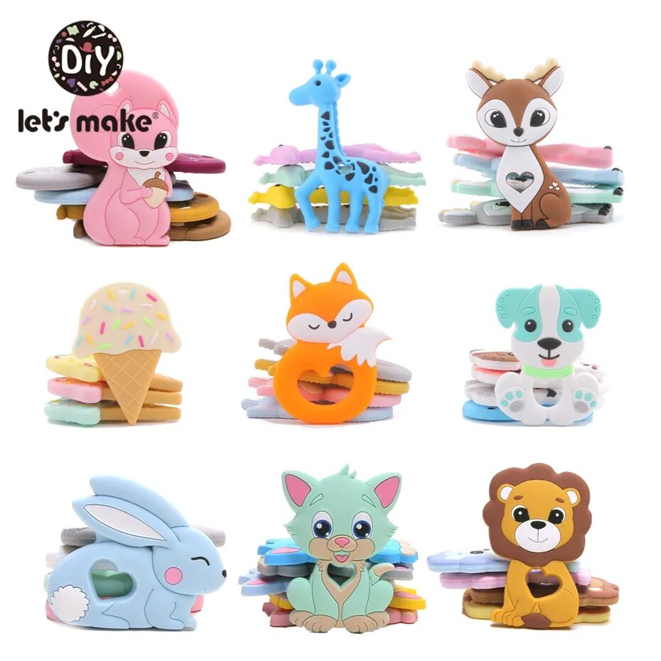 Pride and Joy Baby Silicone Animal Themed Teething Toy