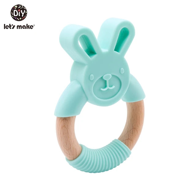 Silicone Rabbit Baby Teether