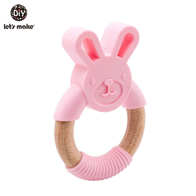 Silicone Rabbit Baby Teether