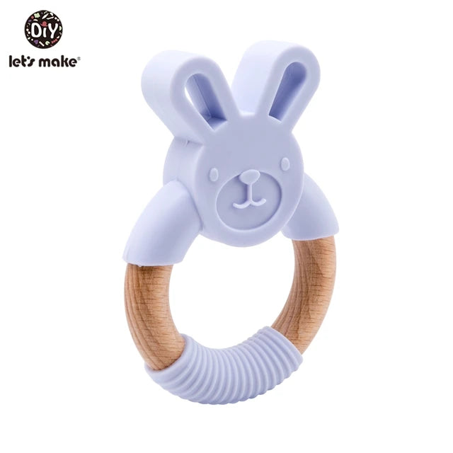 Silicone Rabbit Baby Teether