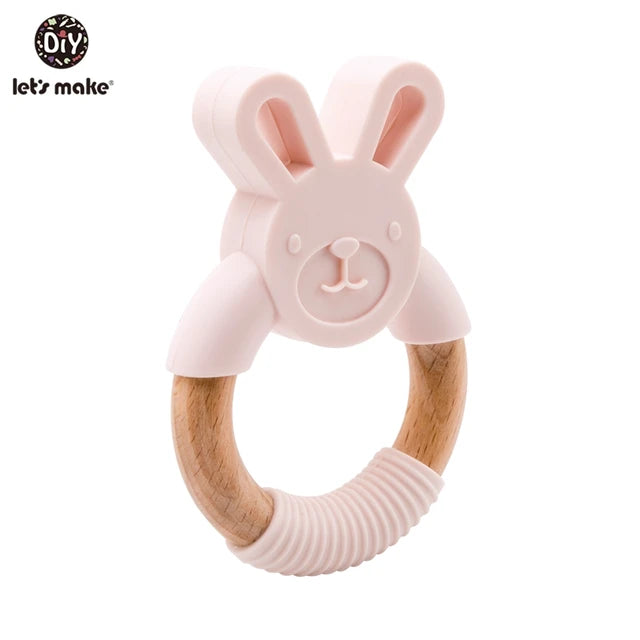 Silicone Rabbit Baby Teether