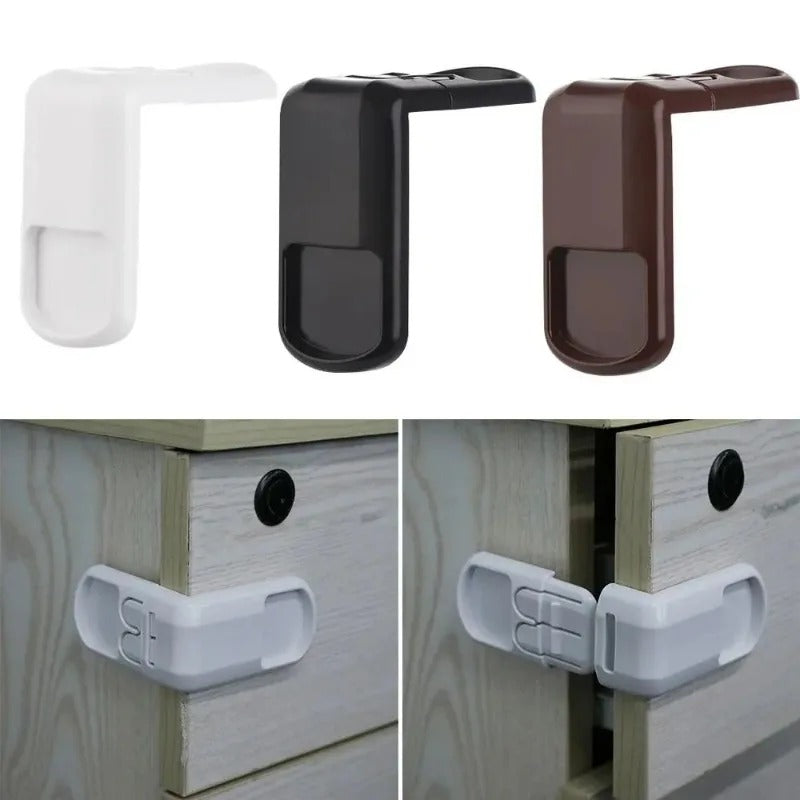 Pride and Joy 5 Piece Safety Plastic Drawer Locks Set