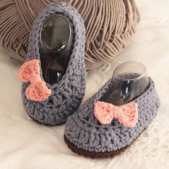 Pride and Joy Hand-Crafted Crochet Knitted Baby Shoes