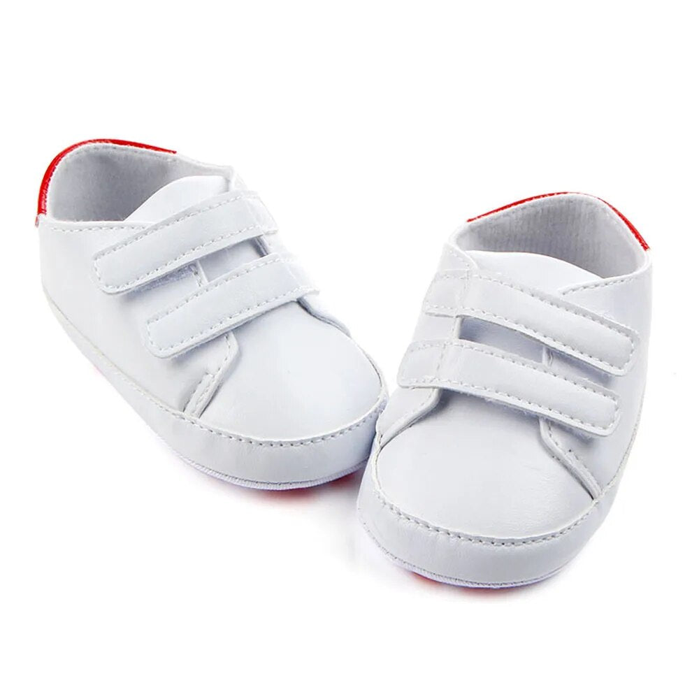 Pride and Joy Adorable Strides Soft Sole Baby Sneakers