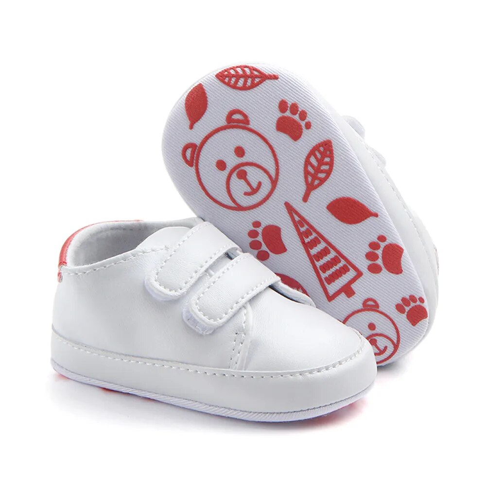 Pride and Joy Adorable Strides Soft Sole Baby Sneakers