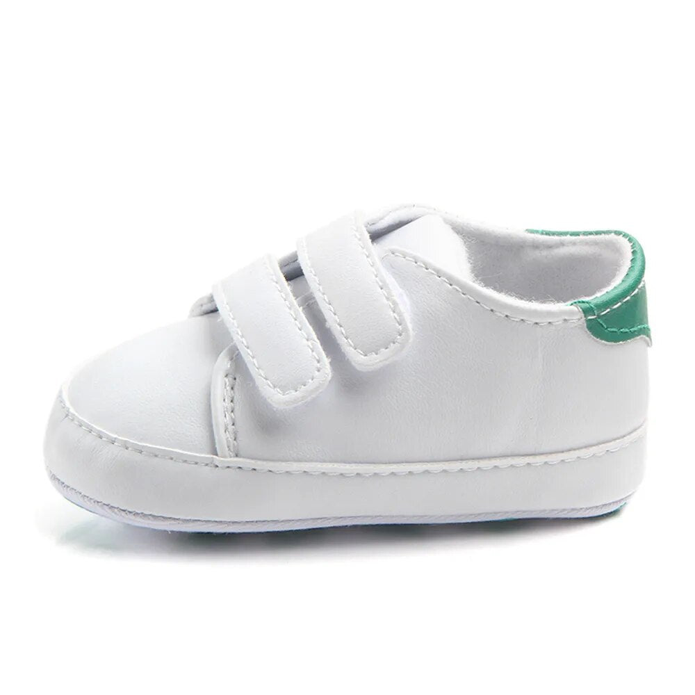 Pride and Joy Adorable Strides Soft Sole Baby Sneakers