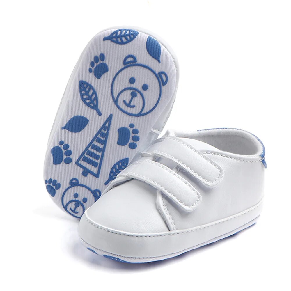 Pride and Joy Adorable Strides Soft Sole Baby Sneakers