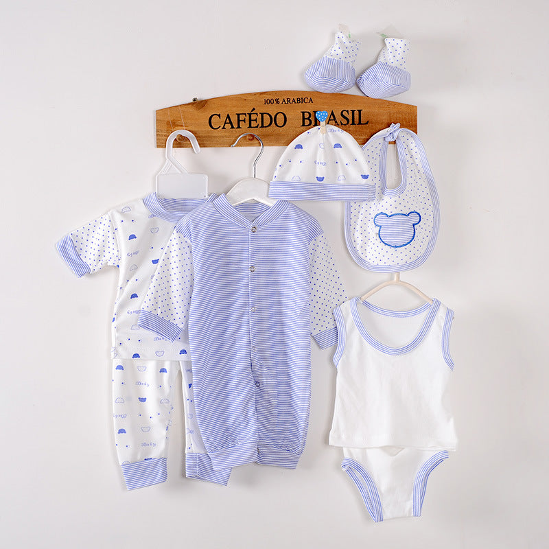 Pride and Joy 8 Piece Newborn Baby Cotton Clothing Set