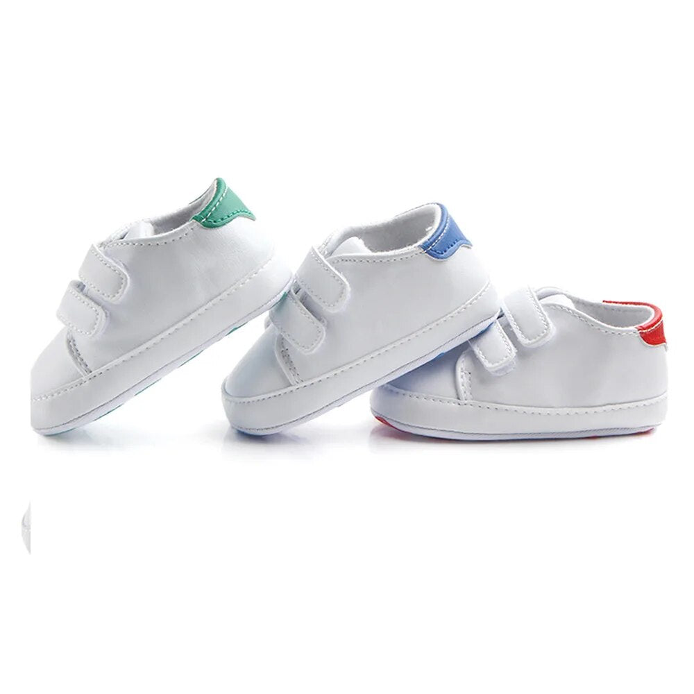 Pride and Joy Adorable Strides Soft Sole Baby Sneakers