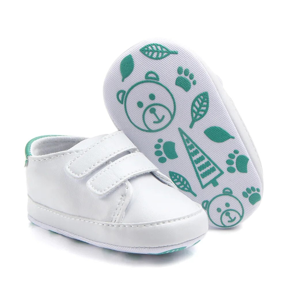 Pride and Joy Adorable Strides Soft Sole Baby Sneakers