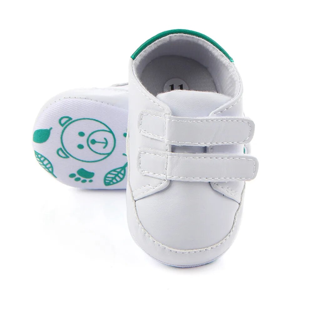 Pride and Joy Adorable Strides Soft Sole Baby Sneakers